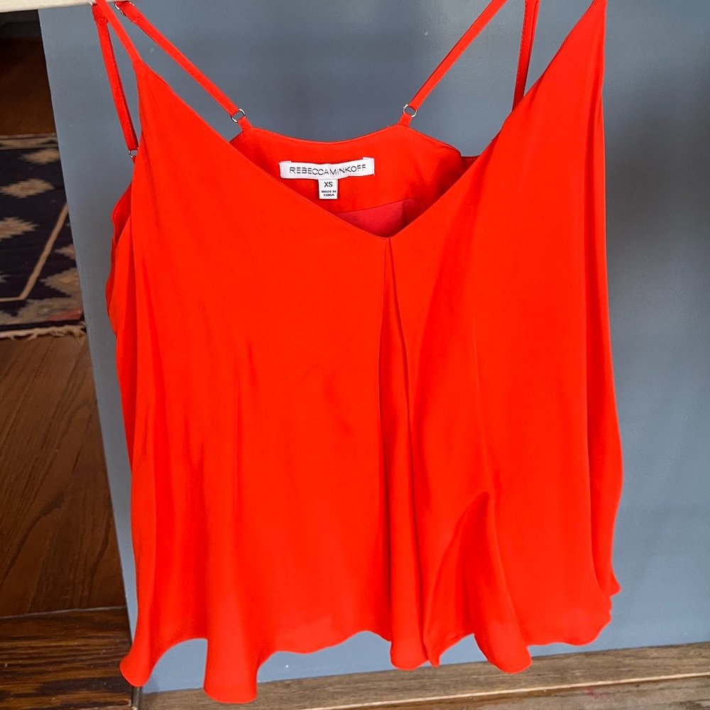 Rebecca Minkoff Orange Top